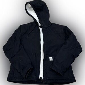 Eddie Bauer Kids Workwear Sherpa Lined Jacket L 12/14 Thinsulate